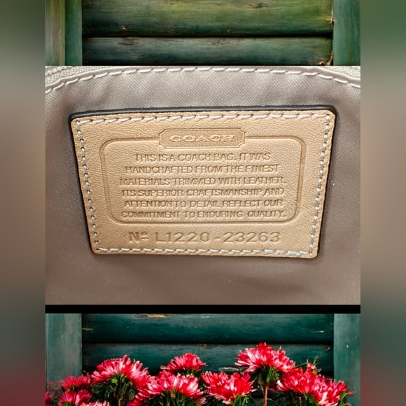 Coach Poppy Floral Print Hallie East/West Tote NWOT & Basic Dust Bag - Picture 11 of 15